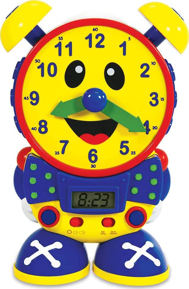 The Learning Journey, (Primary) - The Learning Journey 075418 Telly the Teaching Time Clock-Primary