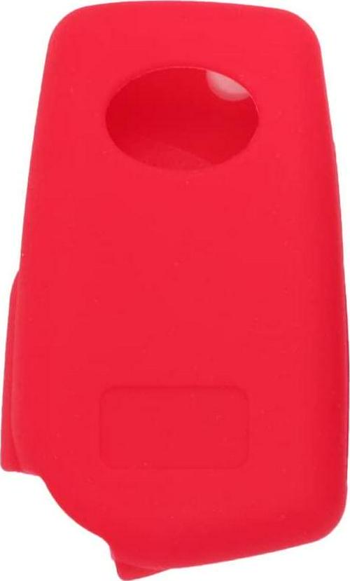 BROVACS, (Red) - Fassport Silicone Cover Skin Jacket fit for Toyota 3 Button Flip Remote Key Hollow Texture CV9408 Red