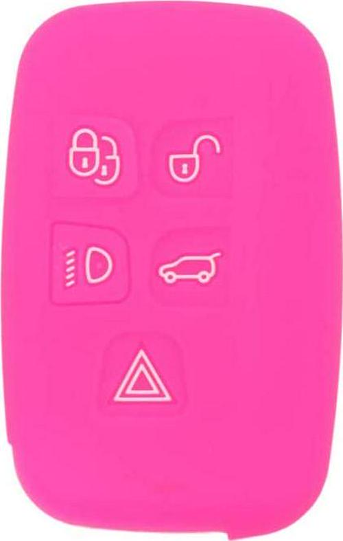 BROVACS, (Rose) - Fassport Silicone Cover Skin Jacket fit for Land Rover 5 Button Smart Remote Key CV4982 Rose