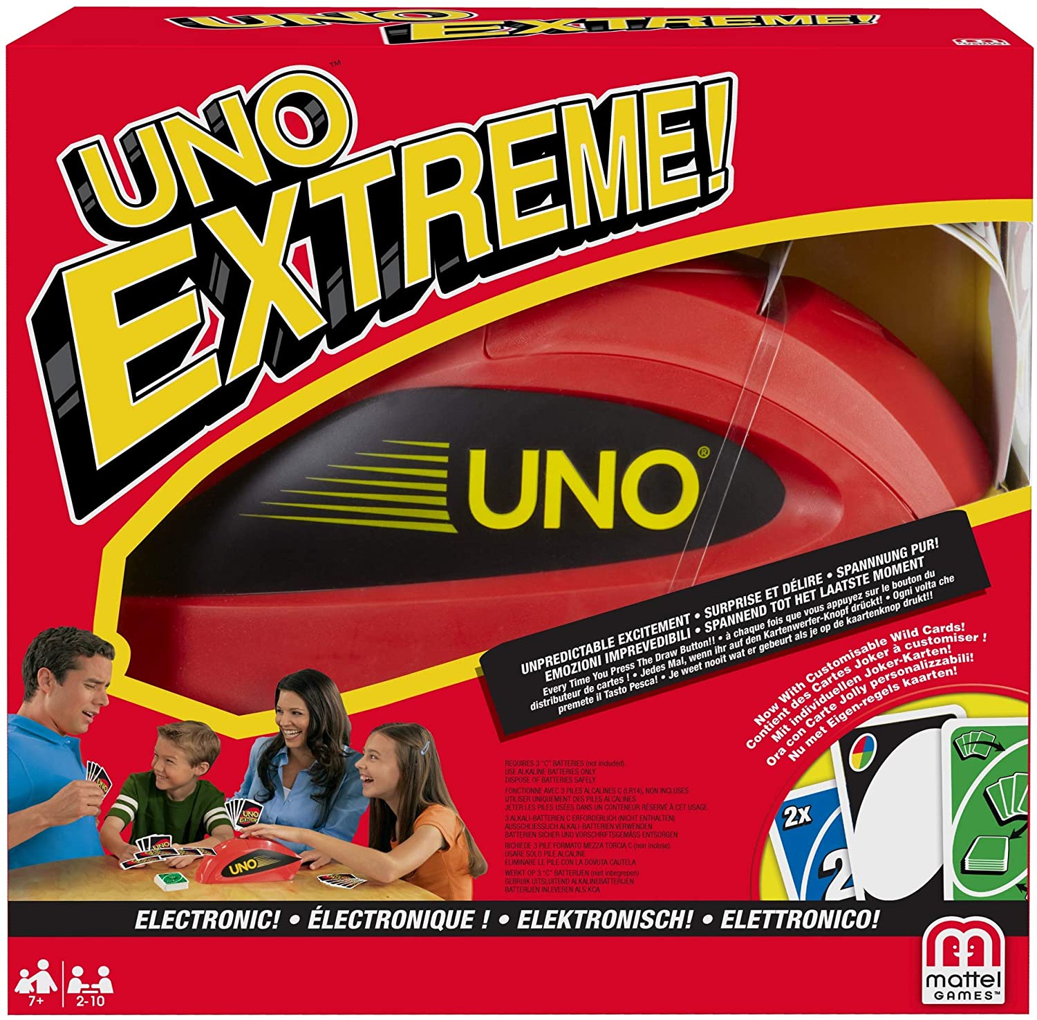 Mattel, (Single) - Mattel UNO Extreme Card Game